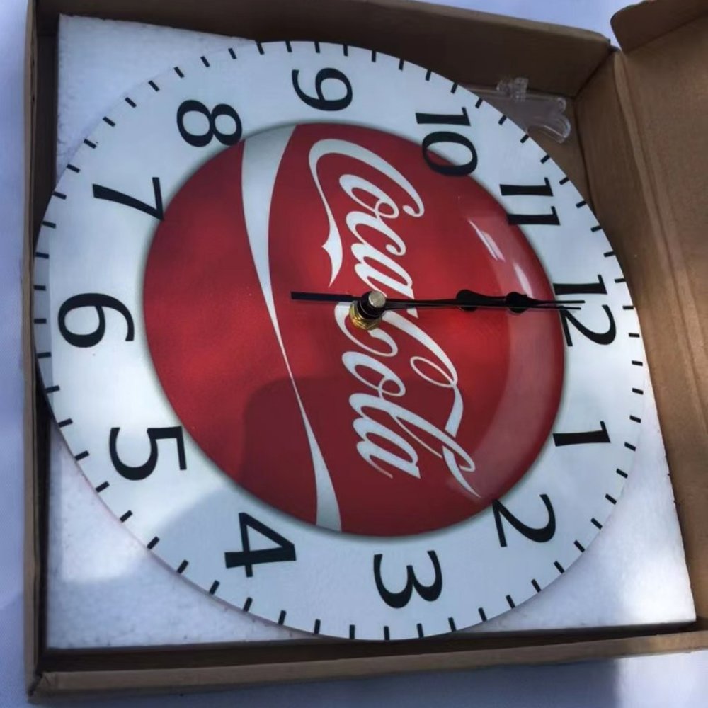 coca cola clock